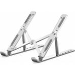 Shopwave Primex ADS-AL05 Alüminyum Ayarlı Laptop Standı, Macbook Notebook Yükseltici Tutucu, Katlanabilir Ta