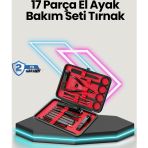 Shopwave Profesyonel Paslanmaz Çelik Manikür & Pedikür Seti
