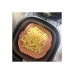 shopwave Renkli Isıya Dayanıklı Yıkanılabilir Silikon Fırın Ve Airfryer Kare Model Pişirme Matı 20 Cm (5047)