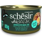 Shopwave Schesir After Dark Tavuk ile Bıldırcın Yumurtası Et Suyunda Yetişkin Konservesi 80G - 0,035 gr
