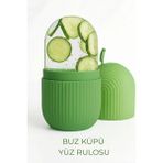 Shopwave Silikon Yüz Buz Masaj Rulosu, Soğuk ile Gözenek Sıkılaştırıcı, Ödem Şişlik Cilt - 000-Siyah