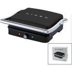 Shopwave Siyah Izgara ve Tost Makinesi Ayarlanabilir Isı 180 Derece Açılabilir Üst Gövde SSM-2571 (5047)