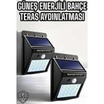 Shopwave Solar Güneş Enerji Panelli Sensörlü Lamba Enerji Tasarruflu