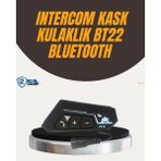 Shopwave Su Geçirmez BT22 Bluetooth Kask Kulaklığı Gps ve Müzik Uyumlu - Çok Renkli