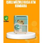 Shopwave Su Yeşili ATM Kasa Görünümlü Elektronik Şifreli Çocuk Kumbarası