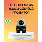 Shopwave Taşınabilir Lityum Bataryalı Led Gece Lambası ve Projektör