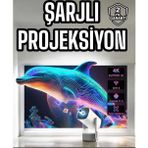 Shopwave Taşınabilir Sinema Oyun Projektörü Akıllı Projeksiyon Android 11