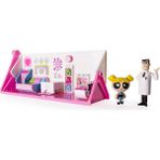 Shopwave The Powerpuff Girls - Flip To Action Playset By Power Puff - (ClearEyelets)Black-RadiantOrchid
