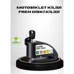 Shopwave Titreşim Sensörlü Alarmlı Motosiklet Disk Kilidi 14mm Çelik Çift Kilitleme