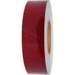 Shopwave Tüvtürk Bant Kırmızı 1 Metre 5 cm Belgeli Reflektörlü Reflektif Fosforlu Şerit Bant - Acı Kahverengi