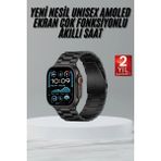 Shopwave Ultra 3 Kordonlu Amoled Ekran Akıllı Saat Çok Fonksiyonlu Uyku ve Sağlık Takibi - Çok Renkli