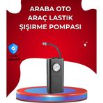 Shopwave USB Şarjlı Kompakt Elektrikli Hava Kompresörü 3000 mAh