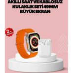 Shopwave Watch 9 Max Akıllı Saat 45 mm Geniş Ekran Kulaklık Seti
