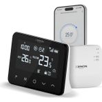 Shopwave Xenon Akıllı Wi-Fi Termostat Uzaktan Uygulama ile Edilebilen Kombi Su Sıcaklık Kon