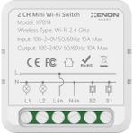 Shopwave Xenon Ikili Wi-Fi Akıllı Anahtar (16A 220V Röle) Iki Yönlü Işık Şalteri Röle Modülü Uyg - 000-Siyah