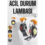 Shopwave yeni nesil Kamp Feneri Çok Fonksiyonlu Fener Anahtarlık Usb Çakmaklı Cam Kırıcı Kemer Kesici Açacak