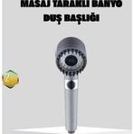 Shopwave Yüksek Basınçlı Masajlı Duş Başlığı Su Tasarruflu