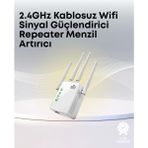 Shopwave Yüksek Hızlı Parazit Önleyici WiFi Repeater Router