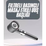 Shopwave Yüksek Performanslı Masaj Etkili Su Tasarruflu Duş Başlığı Krom Kaplama Uzun Ömürlü