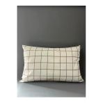 Shopyteks Kare Desen Pamuklu 2 Adet Fermuarlı Yastık Kılıfı 50X70