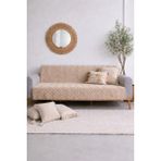 Shopyteks Kaymaz Welsoft Koltuk Örtüsü 170X210 Bej Evcil Hayvan Dostu Kanepe & Çekyat Örtüsü - 170 x 210 cm - Açık Kahverengi
