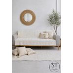 Shopyteks Kaymaz Welsoft Koltuk Örtüsü 170X210 Bej Evcil Hayvan Dostu Kanepe & Çekyat Örtüsü - 170 x 210 cm - Ekru