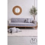 Shopyteks Kaymaz Welsoft Koltuk Örtüsü 170X210 Bej Evcil Hayvan Dostu Kanepe & Çekyat Örtüsü - 170 x 210 cm - Gri