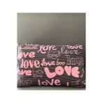 Shopyteks Love Desenli - Yastık Kılıfı - 50X70 - Fermuarlı - 2Adet