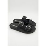 Shore Slide Kadın Çift Bantlı Terlik Siyah 35/42