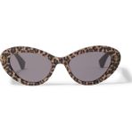 Shoreditch Oval Sunglasses, Kadın Oval Güneş Gözlüğü - Siyah