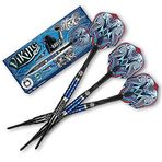 Shot Dart Yumuşak Uç, Viking Raven (18 g/20 g)%90 Tungsten Varil, Çift Kavramalı Merkezi Dengeli El İşi Profesyonel Dart Seti ve Yeni Zelanda'da Üretilen Uçuşlar Yetişkinler için Plastik Uçlu Çubuk