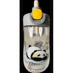 Shotay 500 ml Pipetli Kilitli Kapak Kulplu BPA İçermez Çocuk Suluk Matara, Açık Mavi