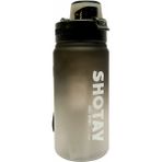 Shotay 950 ml Su Matarası – Kilitli Kapaklı, Ağızlıklı, Askılı Spor Matara (Degradeli Renk) ST-7217 - Siyah