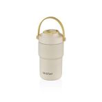 Shotay Askılı Mug Çelik Bardak 450Ml Krem