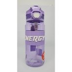 Shotay Dl-24635 700Ml Pipetli-Pipetsiz Tritan Mor Şeffaf Matara Taşıma Aparatlı