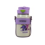 Shotay Dodge DB-24502 Çift Kullanım Pipetli/Rahat İçim Mor 520ml Çelik Matara