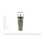 Shotay Dodge DB-24584 Çift Kullanım Pipetli/Rahat İçim Beyaz 1200ml Çelik Matara