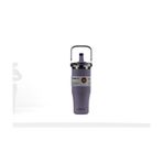 Shotay Dodge DB-24584 Çift Kullanım Pipetli/Rahat İçim Mor 1200ml Çelik Matara