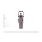 Shotay Dodge DB-24584 Çift Kullanım Pipetli/Rahat İçim Pembe 1200ml Çelik Matara