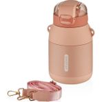 Shotay Dome Çelik Termos Matara 800ML Pembe - 800 ml