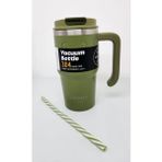 Shotay Handle Mug St-8169 680Ml Pipetli-Pipetsiz Kullanim Termos Bardak Yesil