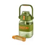 Shotay Ribbon Grib Su Matarası Tritan Yeşil 1000Ml