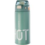 Shotay Şeffaf Kapak Termos Unisex Matara 530 Ml. SHT-ST-8137-4 - Yeşil