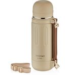 Shotay SHT-ST-8255-3 Take Trip 1200 ml Krem Çelik Termos