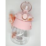 Shotay ST-6642 Pembe Hippo Tritan 1050 ml Tritan Saplı Matara