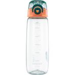 Shotay ST-6673 Yeşil Turuncu 650 ml Tritan Kilitlenebilir Matara