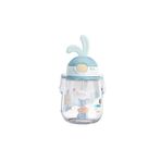 Shotay ST-7008 Mavi 600 ml Kulaklı Tritan Pipetli Askılı Matara