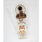Shotay ST-7009 Child Medium 550 ml Ayıcık Desenli Kahverengi Renk Matara