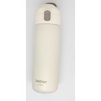 Shotay ST-8006 Beyaz Renk 420 ml Silikon Askılı Çelik Termos Matara