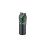Shotay ST-8133 Siyah 750 ml Çelik Çift Başlıklı Termos Matara